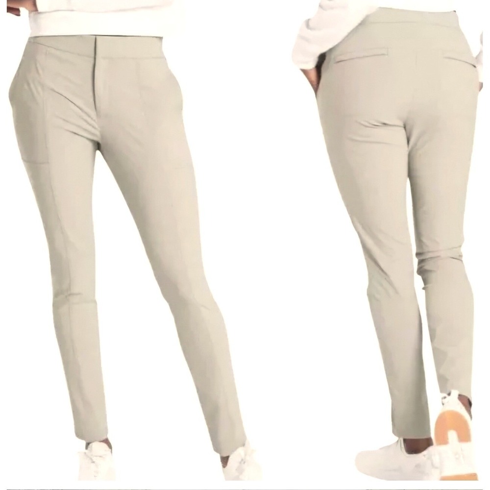 Athleta Wander Stash Skinny Pant Khaki‎ Casual Career Size 14